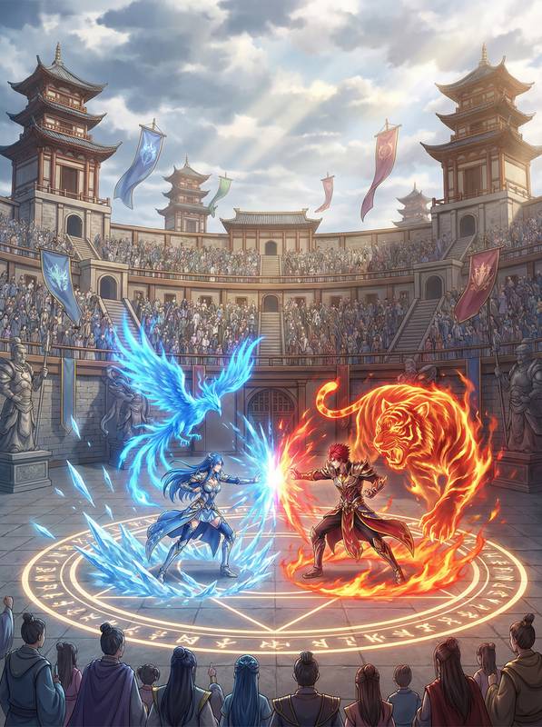 小马拉大车动漫-魂师对决